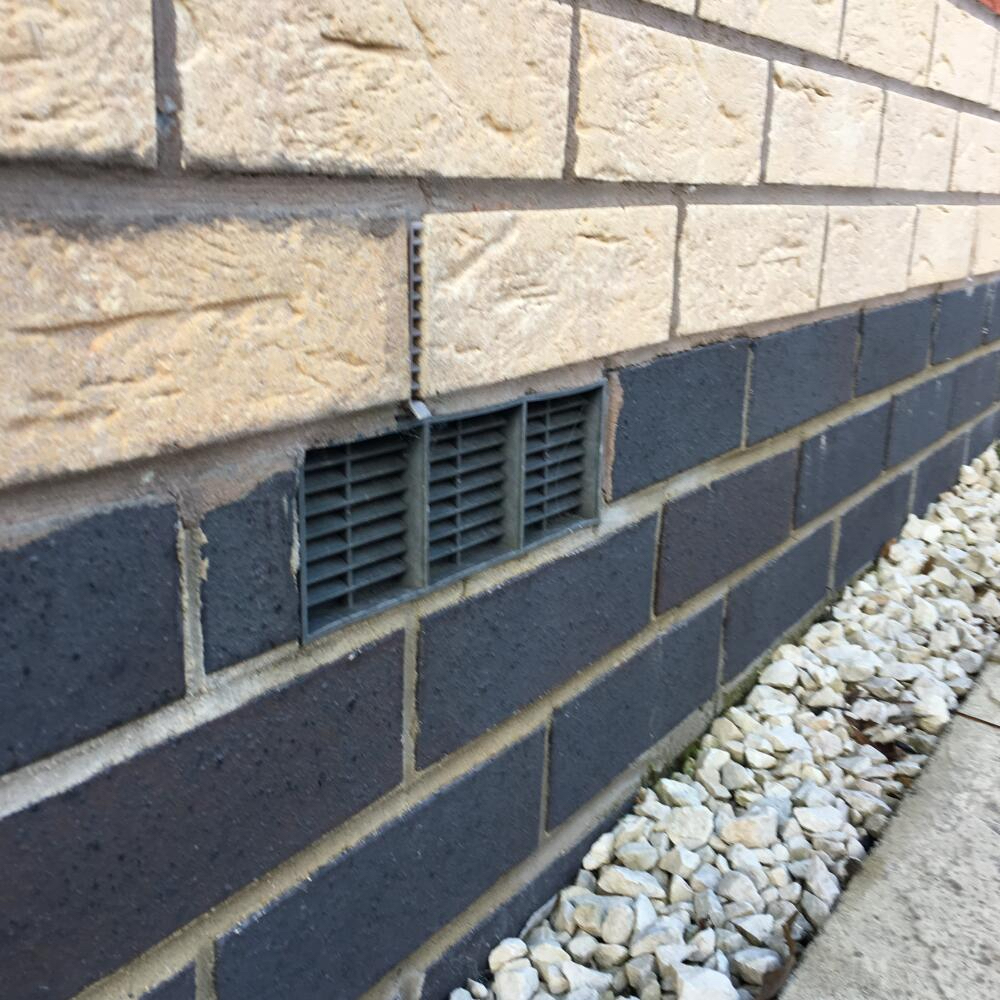 Visqueen Air Brick Gas Outlet - Black Visqueen Air Brick Gas Outlet - Black