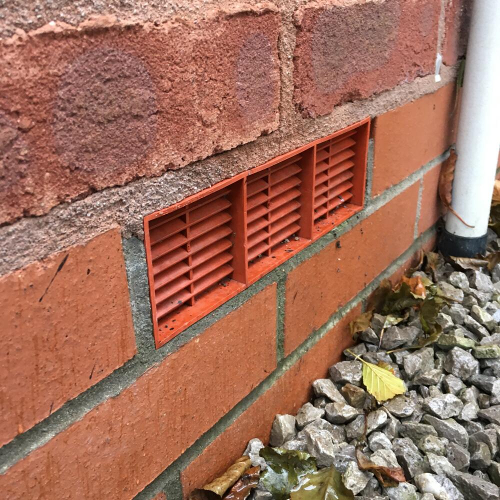 Visqueen Air Brick Gas Outlet - Terracotta Visqueen Air Brick Gas Outlet - Terracotta