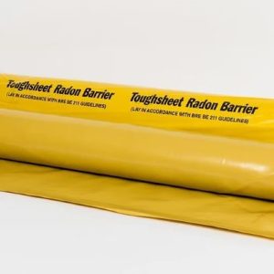 Toughsheet DPM 500mu Radon Gas Barrier - 4m x 12.5m Yellow